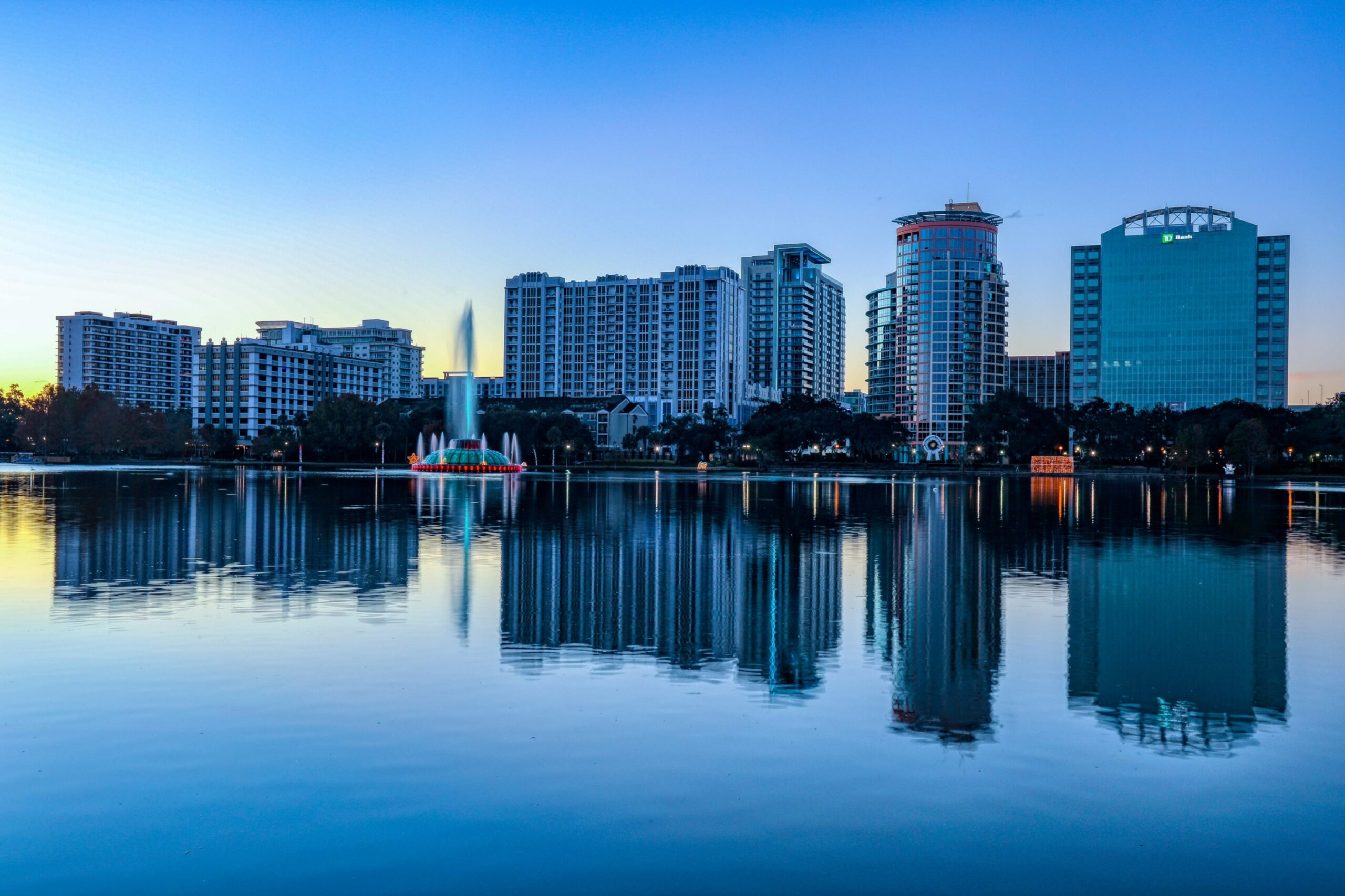Orlando Cityscape at dawn